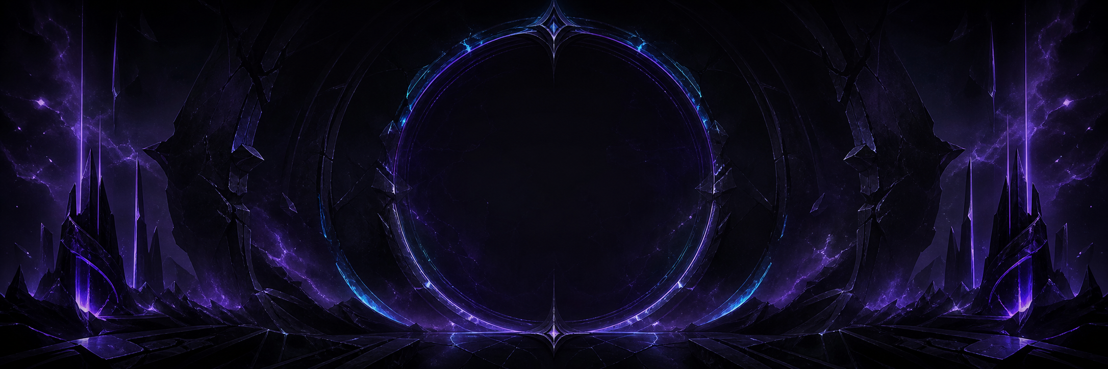 Original Paradise Clan violet portal banner
